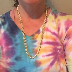 Plastic bead necklace